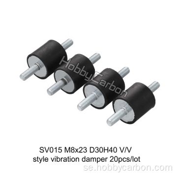 SV015 M8x23 D30H40 V/V Style Vibrationsdämpare